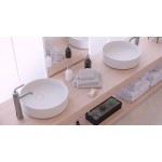Νιπτήρας ελευθέρας τοποθέτησης 40x40x12 από solid surface χωρίς οπή χωρίς υπερχείλιση, χρώμα: Λευκό επιφάνεια: Ματ Νιπτήρας ελευθέρας τοποθέτησης 40x40x12 από solid surface χωρίς οπή χωρίς υπερχείλιση, χρώμα: Λευκό επιφάνεια: Ματ