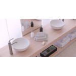 Νιπτήρας ελευθέρας τοποθέτησης 32x32x12,5 από solid surface χωρίς οπή  χωρίς υπερχείλιση XS, χρώμα: Λευκό επιφάνεια: Ματ Ελευθέρας τοποθέτησης