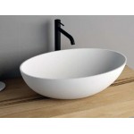 Washbasin Free standing 50x33x14,5 material: Solid Surface Without hole Without overflow OV50, color: White surface: Matt Washbasin Free standing 50x33x14,5 material: Solid Surface Without hole Without overflow OV50, color: White surface: Matt