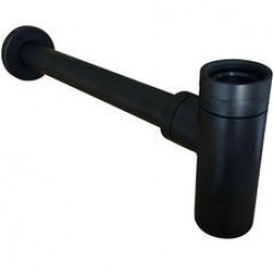 Sink siphon G 1 ¼” material: Brass surface: Matt, color: Black Siphons