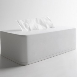 Paper toweling material: Solid Surface, color: White surface: Matt Kleenex dispensers