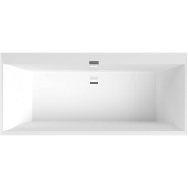 Bathtub Rectangular 190x90 material: Quaryl Quaryl, color: White no grab bars surface: Glossy Rectangular