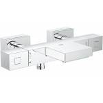 Bathtub tap Wall-mounted exposed material: Brass without hand shower, hose and holder body thermostatic, color: Chrome surface: Glossy Wall-mouned exposed Bathtub tap Wall-mounted exposed material: Brass without hand shower, hose and holder body thermostatic, color: Chrome surface: Glossy Wall-mouned exposed