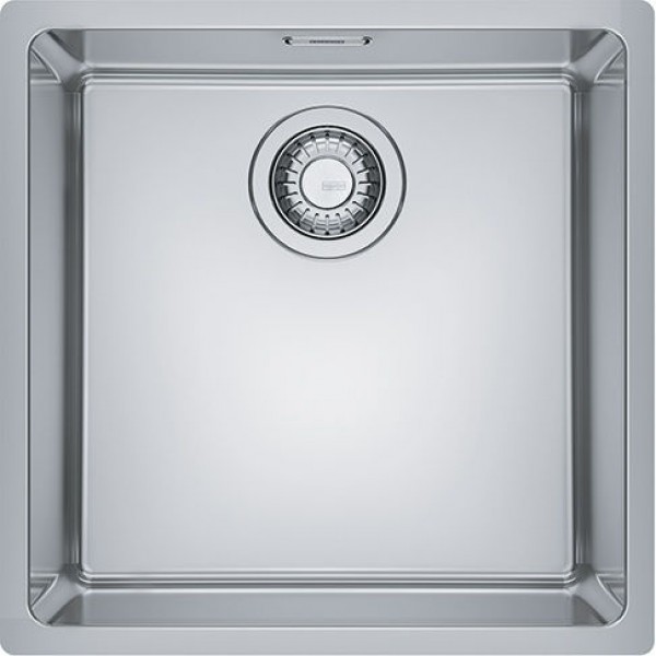 Sink Stainless (Steel) 40x40 material: Inox surface: Brushed free Slim top / Flushmount / Undermount 1 bowl, color: Chrome Stainless steel Sink Stainless (Steel) 40x40 material: Inox surface: Brushed free Slim top / Flushmount / Undermount 1 bowl, color: Chrome Stainless steel