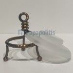 Σαπουνοθήκη από ορείχαλκο επικαθήμενος τύπος Antique Bronze, χρώμα: Μπρονζέ επιφάνεια: Βουρτσισμένη Σαπουνοθήκες