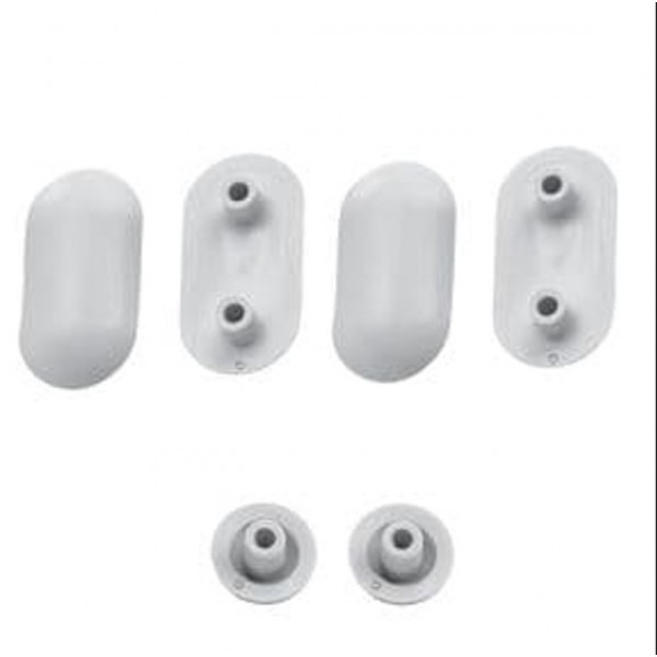 Seat buffer material: Plastic Buffers for WC seats