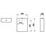 Flushing cistern Low level pressure Dot, color: White Close-coupled toilets cisterns Flushing cistern Low level pressure Dot, color: White Close-coupled toilets cisterns