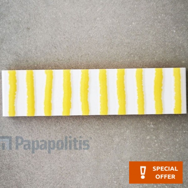 Border (listello) 5x20 Spain 1st choice Lineas surface: Glossy, hue: Yellow Tile Liners (Listello)-Decore Border (listello) 5x20 Spain 1st choice Lineas surface: Glossy, hue: Yellow Tile Liners (Listello)-Decore