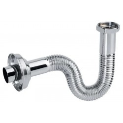 Sink siphon material: Brass surface: Glossy, color: Chrome Siphons