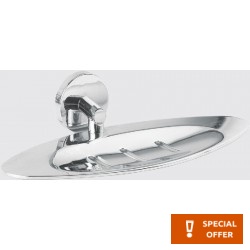 Sponge box material: Brass Single Single-mounted flat, color: Chrome surface: Glossy