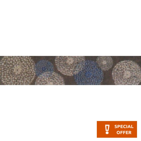 Border (listello) 10x45 Spain 1st choice surface: Glossy, hue: Mix Tile Liners (Listello)-Decore