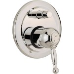 Shower tap Wall-mounted external part 2 way material: Brass mixer With plate without hand shower, hose and holder, color: Chrome surface: Glossy