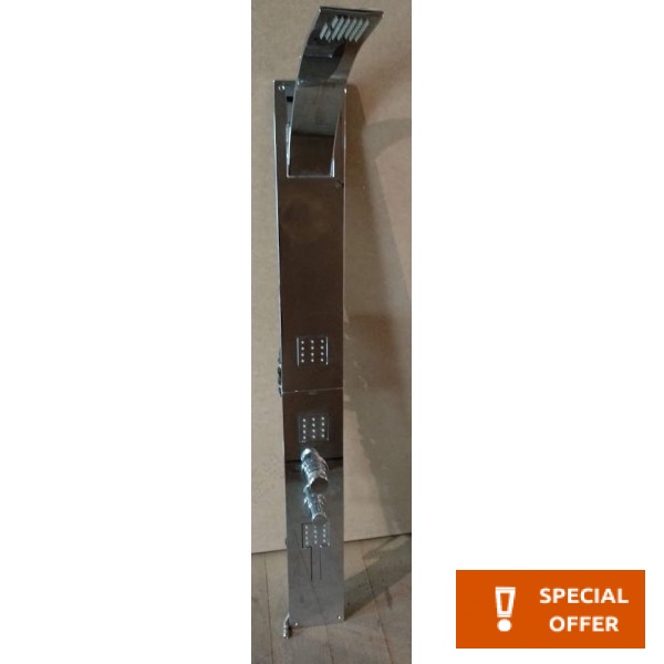 Στήλη ντους με υδρομασάζ 36x16,4x220, χρώμα: Χρωμέ επιφάνεια: Γυαλιστερή Με υδρομασάζ