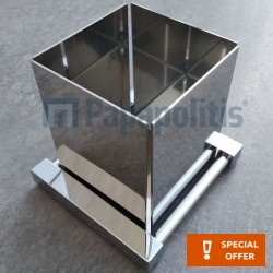 Cupholder countertop material: Brass, color: Chrome surface: Glossy Tumbler holders