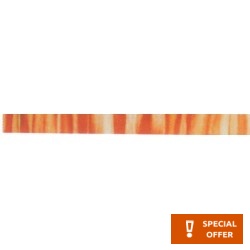 Border (listello) 3x33,3 Italy 1st choice Arancione surface: Matt, hue: Orange Tile Liners (Listello)-Decore