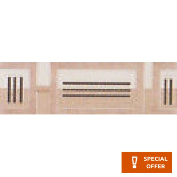 Border (listello) 6x20 Spain 1st choice Crema surface: Glossy, hue: Beige Tile Liners (Listello)-Decore Border (listello) 6x20 Spain 1st choice Crema surface: Glossy, hue: Beige Tile Liners (Listello)-Decore