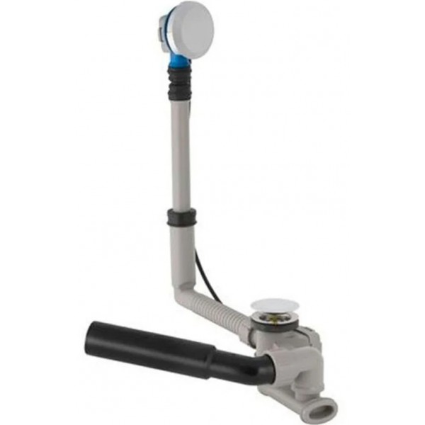 Waste Valve With overflow material: Brass surface: Glossy, color: Chrome Waste overflows
