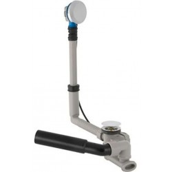 Waste Valve With overflow material: Brass surface: Glossy, color: Chrome Waste overflows