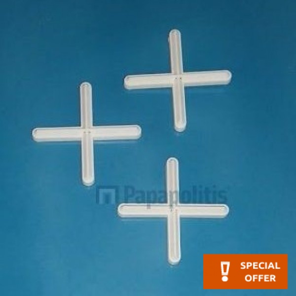 Crosses 7mm (500 pieces/bag) Cross shaped tile spacers Crosses 7mm (500 pieces/bag) Cross shaped tile spacers