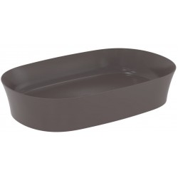 Washbasin Free standing 60x38x12 material: Porcelain Without hole Without overflow Slate Grey, color: Dark Grey surface: Glossy Free standing