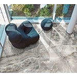 Floor tiles 59,7x119,6 Italy Lucido, Black Dahlia, style: marble 1st choice rettificato surface: Glossy, hue: Grey Plain tiles