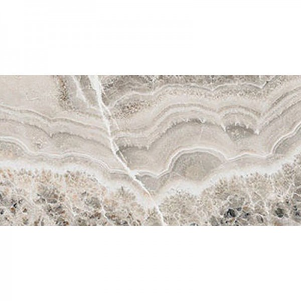 Floor tiles 59,7x119,6 Italy Lucido, Black Dahlia, style: marble 1st choice rettificato surface: Glossy, hue: Grey Plain tiles