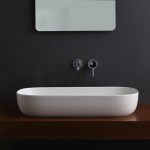 Washbasin Free standing 76x39x14 material: Porcelain Without hole Without overflow, color: White surface: Matt Free standing Washbasin Free standing 76x39x14 material: Porcelain Without hole Without overflow, color: White surface: Matt Free standing