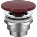 Waste Valve Pomegranate With overflow / Without overflow material: Brass surface: Matt, color: Purple Waste overflows Waste Valve Pomegranate With overflow / Without overflow material: Brass surface: Matt, color: Purple Waste overflows