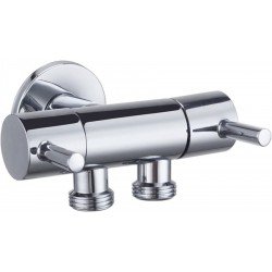 Switch material: Brass, color: Chrome surface: Glossy Angle valves