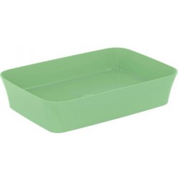 Νιπτήρας ελευθέρας τοποθέτησης 55x38x12,5 από πορσελάνη χωρίς οπή  χωρίς υπερχείλιση Sage, χρώμα: Πράσινο επιφάνεια: Γυαλιστερή Ελευθέρας τοποθέτησης
