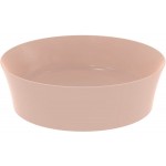 Νιπτήρας ελευθέρας τοποθέτησης 40x40x12 από πορσελάνη χωρίς οπή  χωρίς υπερχείλιση Nude, χρώμα: Ροζ επιφάνεια: Γυαλιστερή Ελευθέρας τοποθέτησης