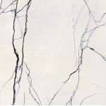 Floor tiles 119,7x119,7 Italy naturale, 6mm, style: marble 1st choice rettificato surface: Matt, hue: White/Black Plain tiles