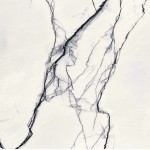 Floor tiles 119,7x119,7 Italy naturale, 6mm, style: marble 1st choice rettificato surface: Matt, hue: White/Black Plain tiles