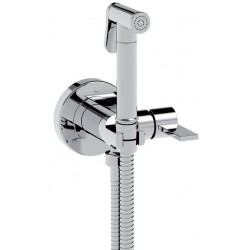 Bidet system Mixing Flush Mix material: Brass, color: Chrome surface: Glossy Wall-mounted bidet hand shower systems