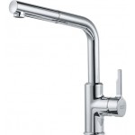 Kitchen tap Deck-mounted material: Brass With Pull-Out Spray 1 jet, color: Chrome surface: Glossy Deck-mounted Kitchen tap Deck-mounted material: Brass With Pull-Out Spray 1 jet, color: Chrome surface: Glossy Deck-mounted