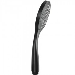 Τηλέφωνο ντους 1 ροής Φ10cm, χρώμα: Μαύρο επιφάνεια: Ματ Τηλέφωνα