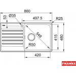 Sink Stainless (Steel) 86x48 material: Inox surface: Matt left nested 1 bowl, color: Chrome Stainless steel Sink Stainless (Steel) 86x48 material: Inox surface: Matt left nested 1 bowl, color: Chrome Stainless steel