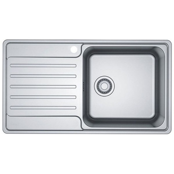 Sink Stainless (Steel) 86x48 material: Inox surface: Matt left nested 1 bowl, color: Chrome Stainless steel Sink Stainless (Steel) 86x48 material: Inox surface: Matt left nested 1 bowl, color: Chrome Stainless steel