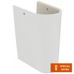 Pedestal Wall-mounted, color: White Pedestals