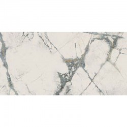 Floor tiles 59,7x119,6 Italy Lucido, Invisible White 6,5mm, style: marble 1st choice rettificato surface: Glossy, hue: White/Grey
