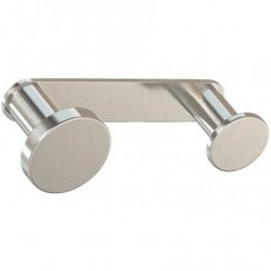 Άγκιστρο από ορείχαλκο διπλό nickel mat, χρώμα: Χρωμέ επιφάνεια: Ματ Άγκιστρα