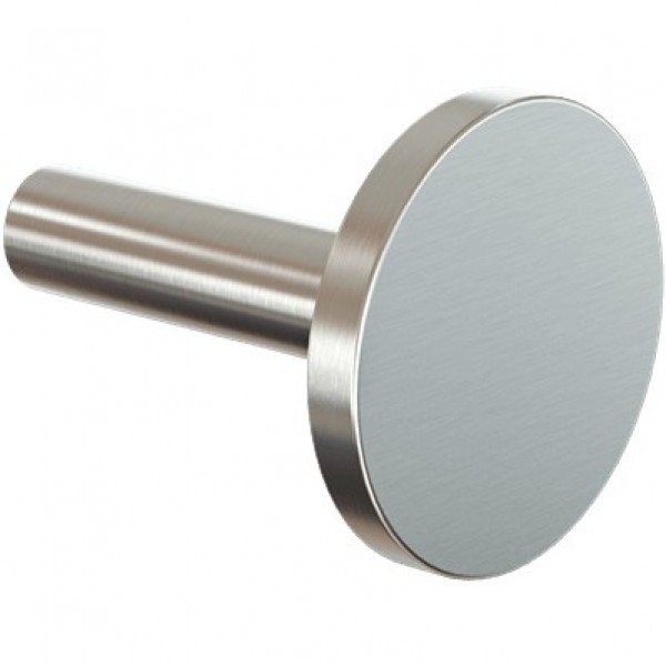 Hook Flat wall mounted material: Brass single nickel mat, color: Chrome surface: Matt Hook Flat wall mounted material: Brass single nickel mat, color: Chrome surface: Matt Hooks