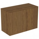 Βάση επίπλου χωρίς νιπτήρα 80x37x55 από ξύλο dark walnut επίτοιχου τύπου, χρώμα: Ξύλο Καρυδιά Βάσεις επίπλου χωρίς νιπτήρα