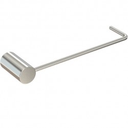 Towel ring open material: Brass, color: Chrome nickel mat surface: Matt