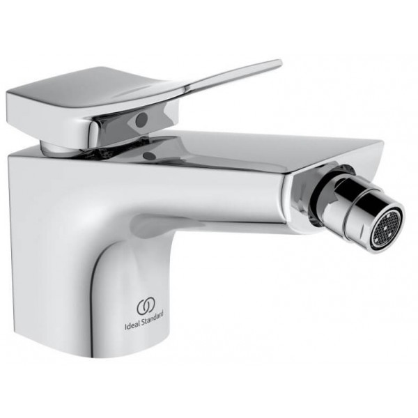Bidet mixer material: Brass, color: Chrome surface: Glossy Deck-mounted
