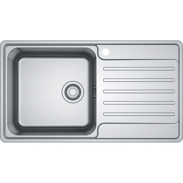 Sink Stainless (Steel) 86x48 material: Inox surface: Matt right nested 1 bowl, color: Chrome Stainless steel Sink Stainless (Steel) 86x48 material: Inox surface: Matt right nested 1 bowl, color: Chrome Stainless steel