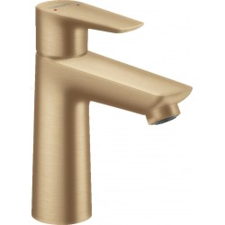 Wash basin tap Deck-mounted material: Brass mixer With pop-up waste set Μ size 110,  Brushed bronze, color: Bronze surface: Matt Deck-mounted