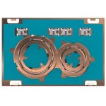 Flush wall plates for concealed cistern customisable surface Actuation dual flush valve material: Metal, color: No color surface: Matt Flush wall plates for concealed cistern customisable surface Actuation dual flush valve material: Metal, color: No color surface: Matt