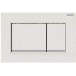 Flush wall plates for concealed cistern dual flush valve material: ABS Mechanical with string, color: White surface: Glossy Flush plates