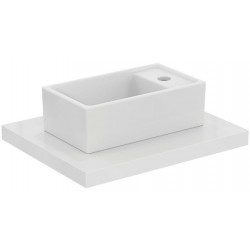 Νιπτήρας ελευθέρας τοποθέτησης 37x21x12 από πορσελάνη με μία οπή χωρίς υπερχείλιση αντιστρεφόμενος, χρώμα: Λευκό επιφάνεια: Γυαλιστερή Ελευθέρας τοποθέτησης